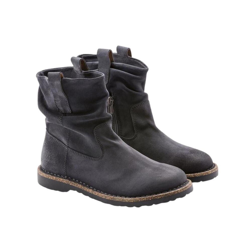 NEW BIRKENSTOCK women's luton suede leather boot in graphite